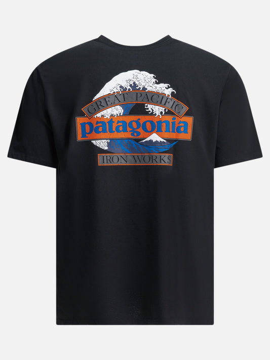 Crewneck t-shirts Logo  Black - Patagonia Men | PLP | VIETTI Online Store | 2
