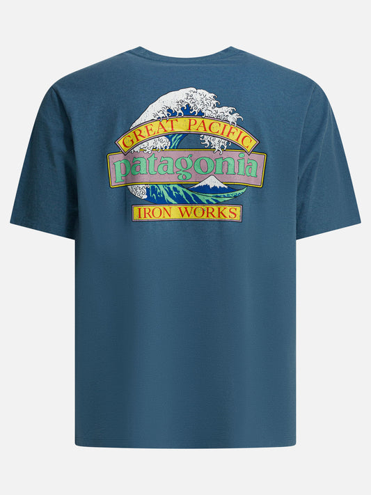 Crewneck t-shirts Graphics  Blue - Patagonia Men | PLP | VIETTI Online Store | 2
