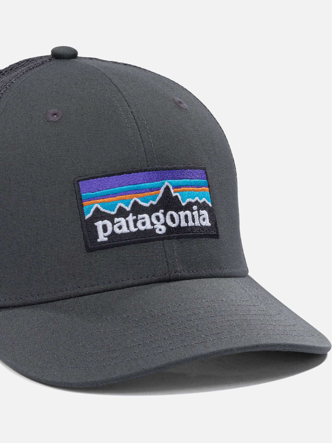 Trucker caps 100% organic cotton - Other fabric: 100% recycled polyester  Grey - Patagonia Men | PDP | VIETTI Online Store | Zoom-Modal_4

