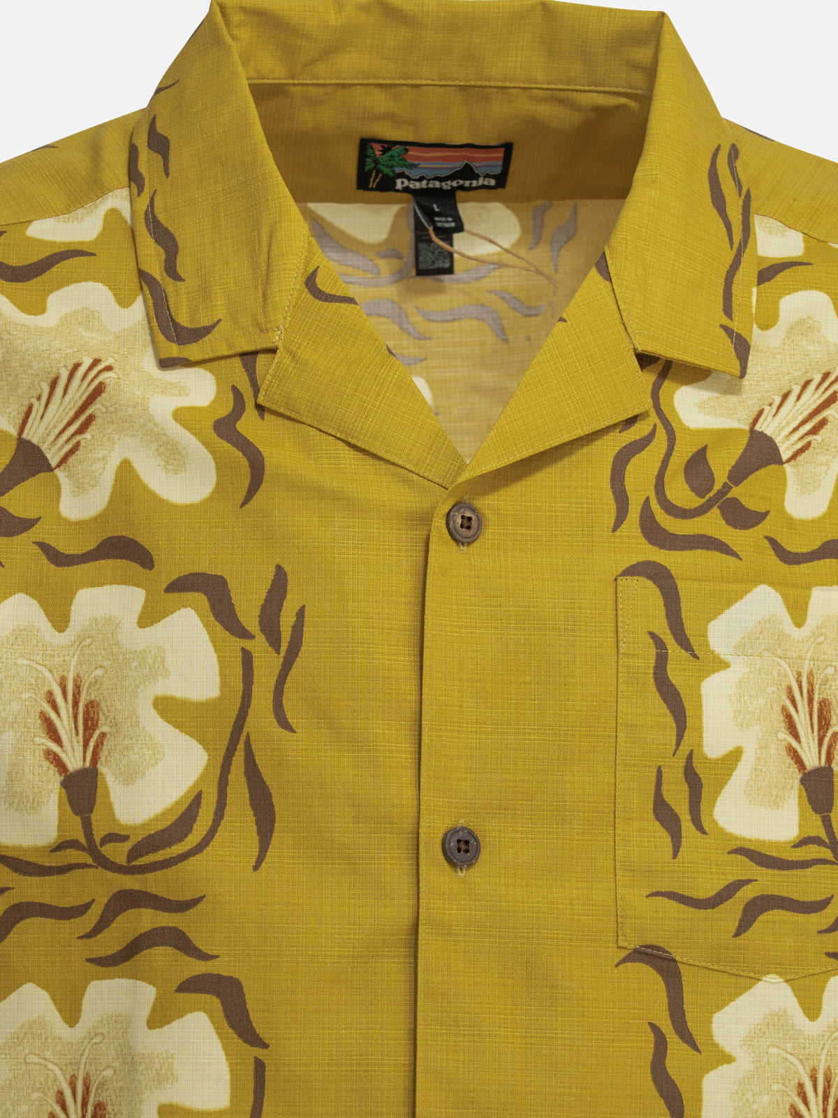 Patagonia "Tidal Threads" casual shirt Yellow