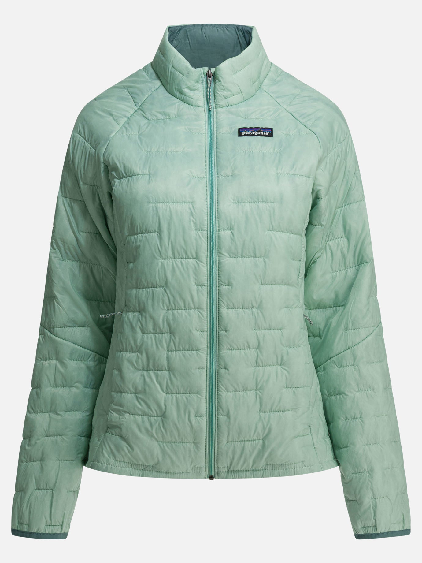 Down jackets Logo  Light blue - Patagonia Women | PDP | VIETTI Online Store | Zoom-Modal
