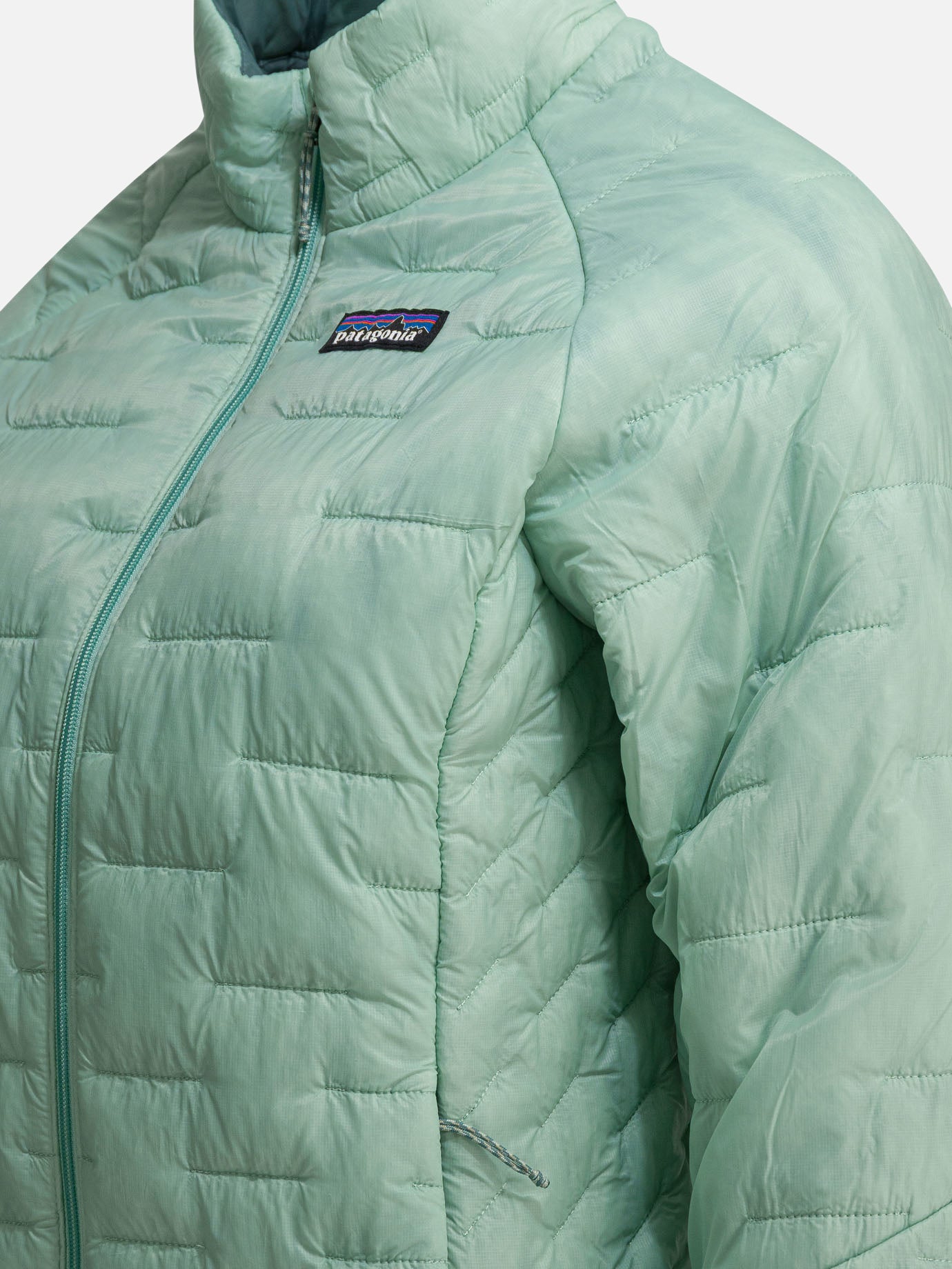 Down jackets Logo  Light blue - Patagonia Women | PDP | VIETTI Online Store | thumbnail_4