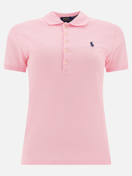 Polo con bottoni Logo  Rosa - Polo Ralph Lauren Donna | PDP | VIETTI Online Store 
