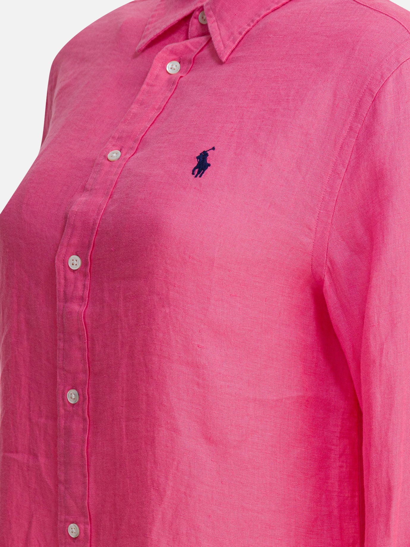 Camicie casual Logo  Fucsia - Polo Ralph Lauren Donna | PDP | VIETTI Online Store | thumbnail_4