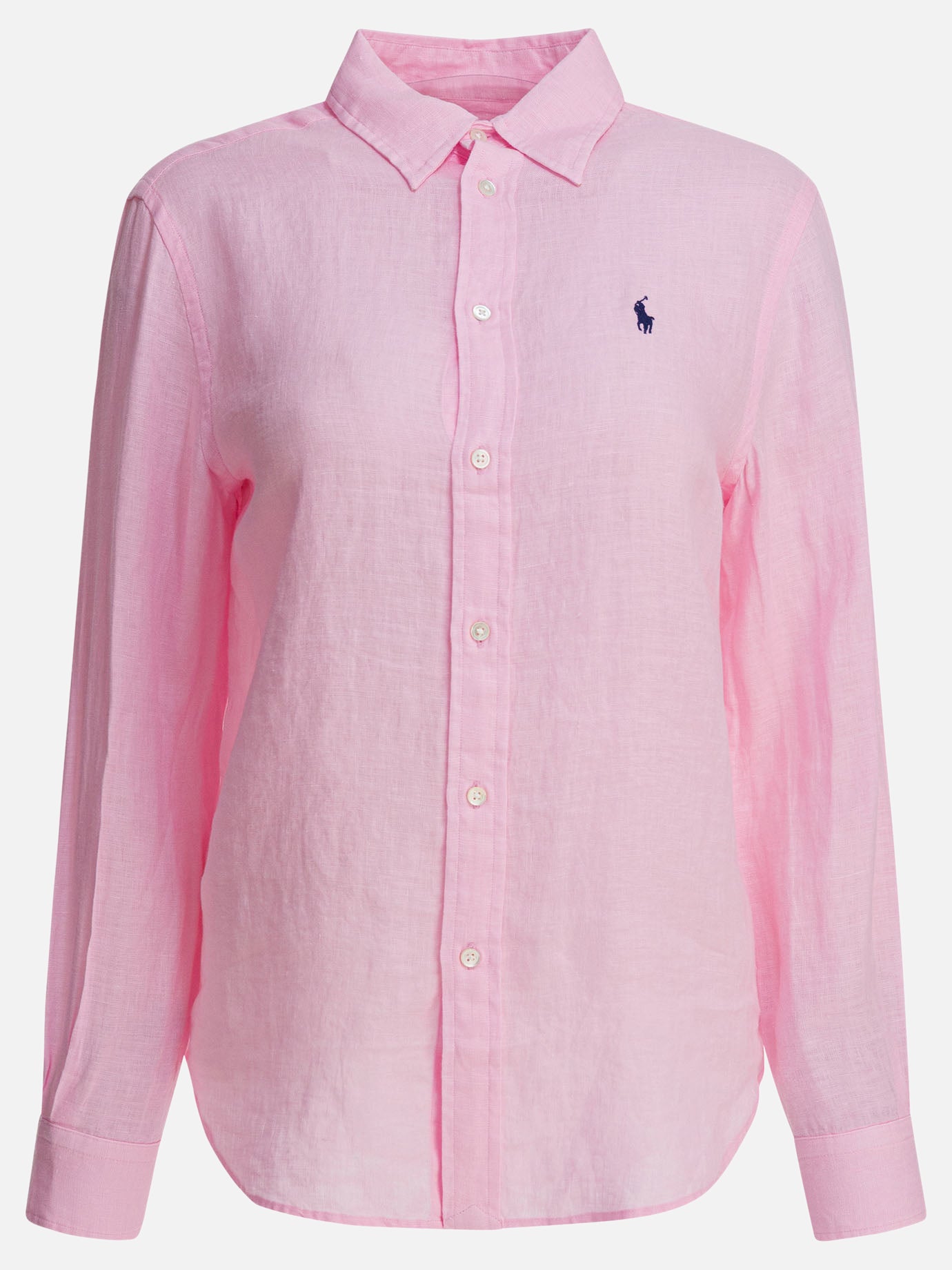 Classic-fit casual shirt with logo