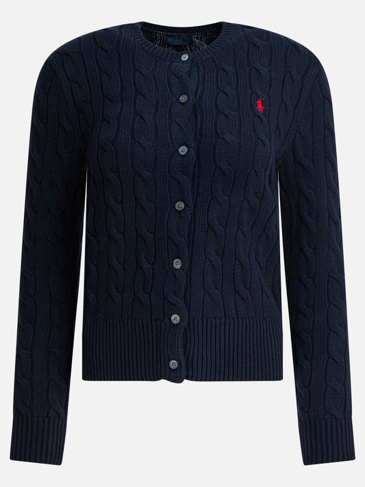 Cardigan Logo  Blu - Polo Ralph Lauren Donna | VIETTI Online Store 

