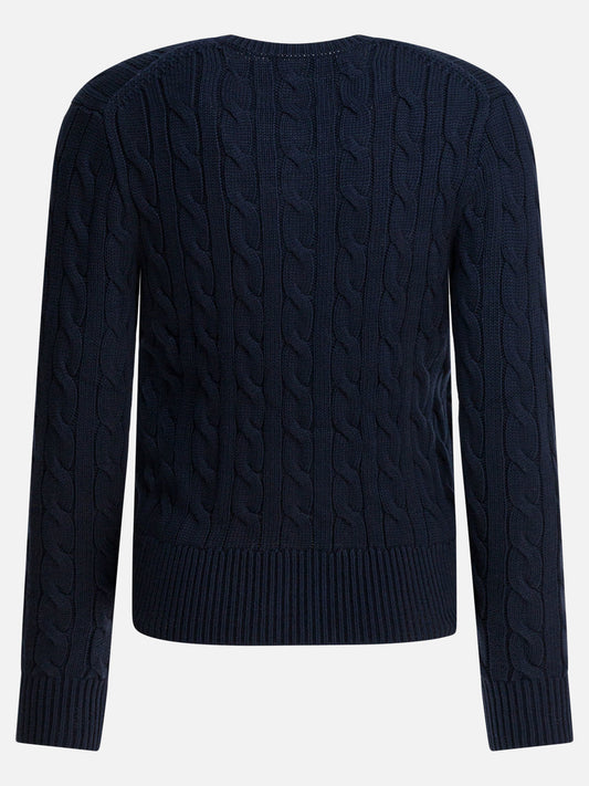 Cardigan Logo  Blu - Polo Ralph Lauren Donna | VIETTI Online Store | 2
