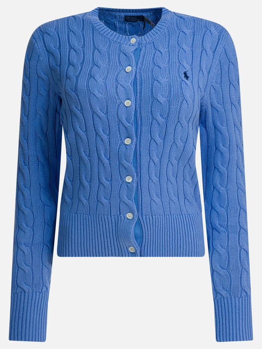 Cardigan Logo  Azzurro - Polo Ralph Lauren Donna | VIETTI Online Store 
