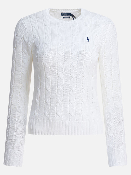 Maglioni girocollo Logo  Bianco - Polo Ralph Lauren Donna | VIETTI Online Store 
