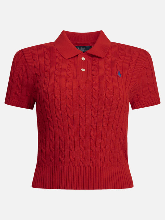 Polo shirts with buttons Logo  Red - Polo Ralph Lauren Women | PLP | VIETTI Online Store 
