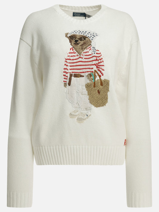 Crewneck sweaters Logo  White - Polo Ralph Lauren Women | PDP | VIETTI Online Store 
