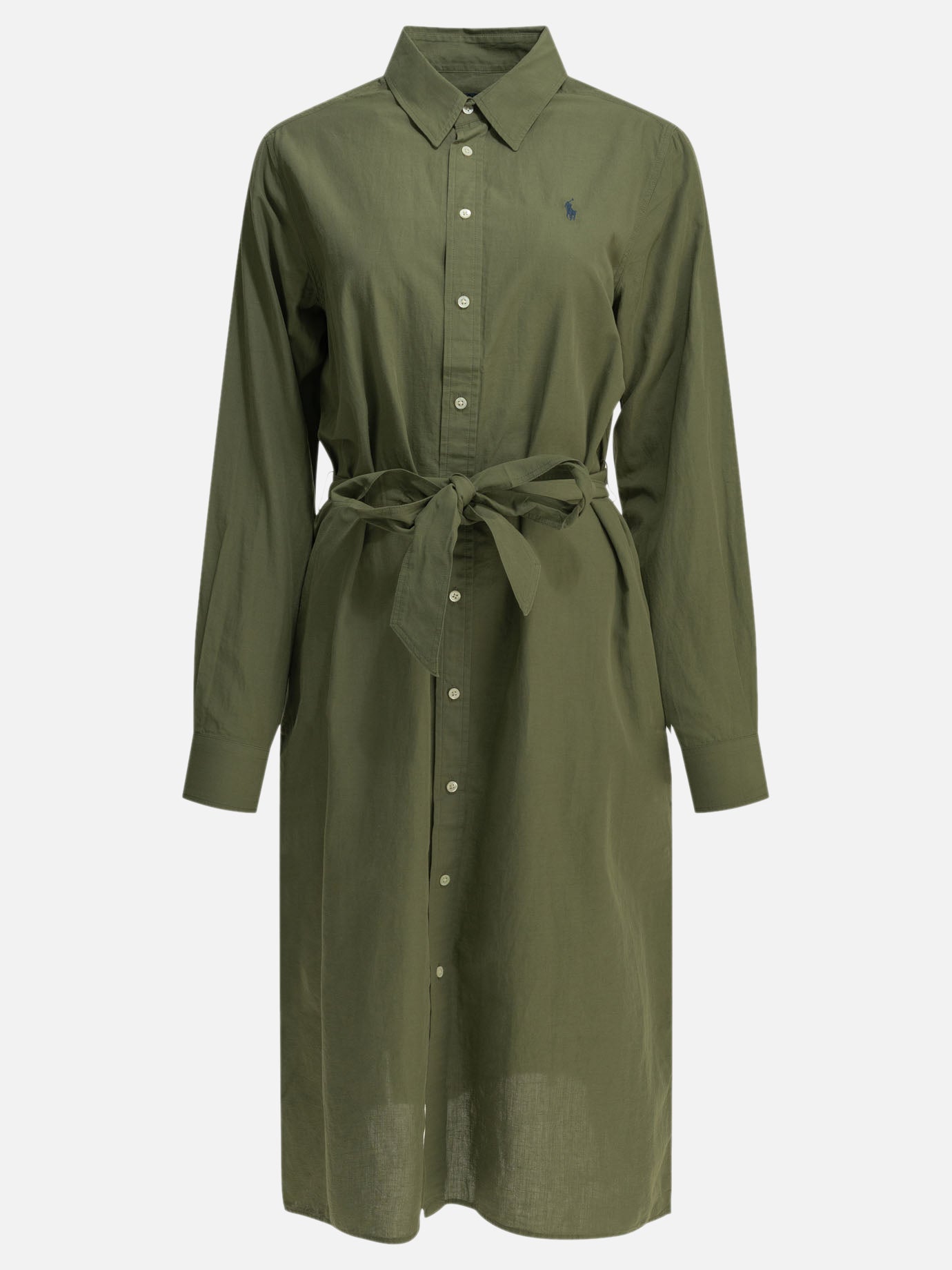 ralph lauren green dress Polo Chemisier midi with logo - Women block printing techniques. Summer Stripes Halter Maxi Member-11.25 color:Light Blue Check
