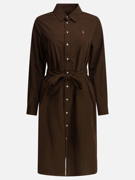 Long dresses Solid colour  Brown - Polo Ralph Lauren Women | PLP | VIETTI Online Store 
