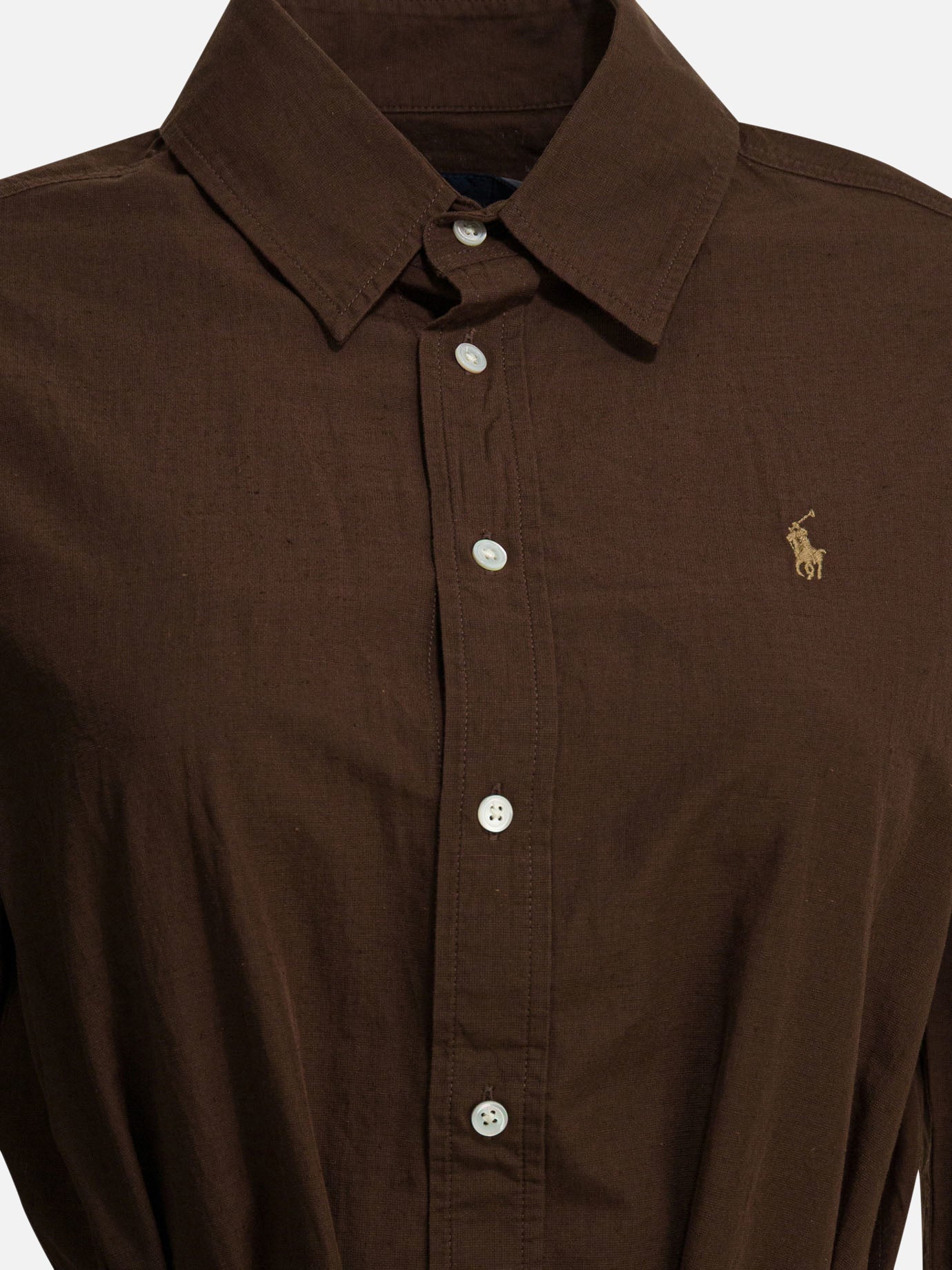 Long dresses Solid colour  Brown - Polo Ralph Lauren Women | PDP | VIETTI Online Store | thumbnail_3