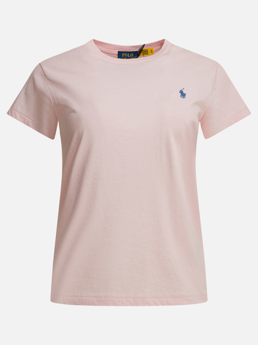 Crewneck t-shirts Logo  Pink - Polo Ralph Lauren Women | PLP | VIETTI Online Store 
