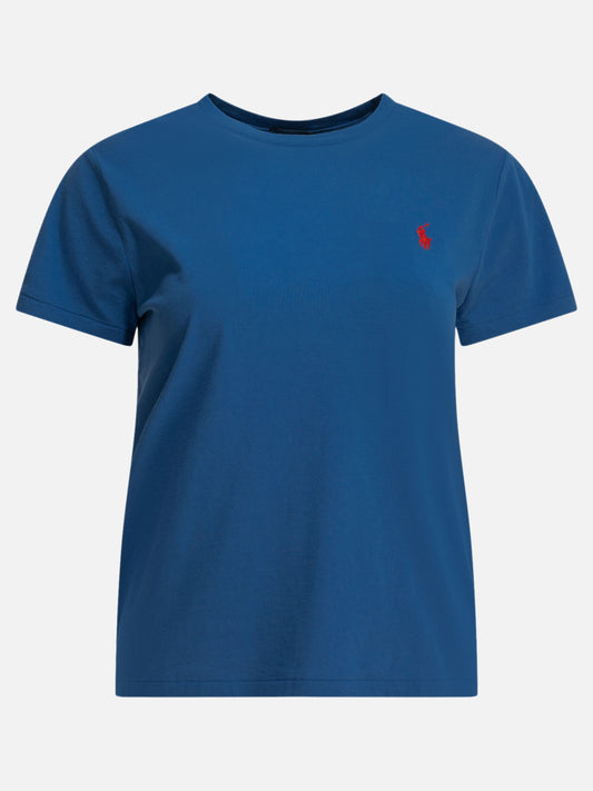 Crewneck t-shirts Logo  Blue - Polo Ralph Lauren Women | PDP | VIETTI Online Store 
