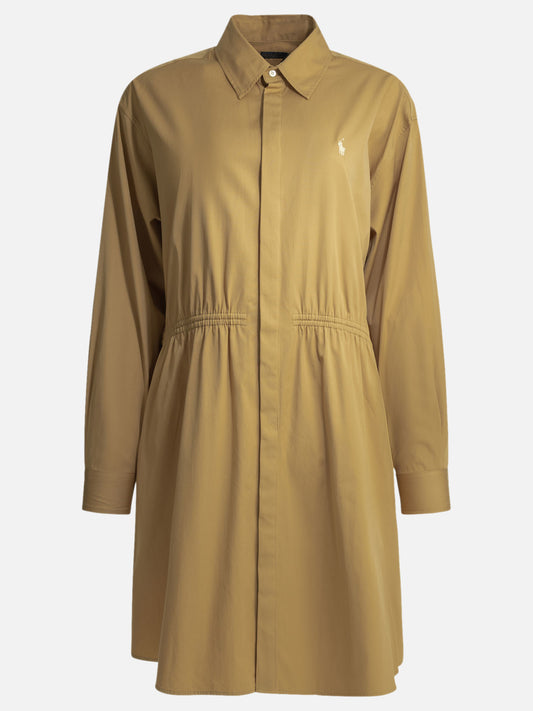 Midi dresses Logo  Beige - Polo Ralph Lauren Women | PLP | VIETTI Online Store 
