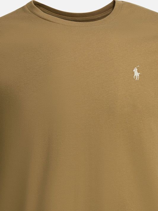 Polo Ralph Lauren Crew-neck T-shirt with logo Brown

