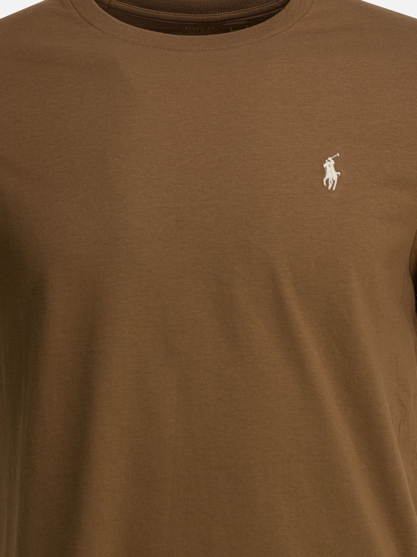 Crewneck t-shirts Logo  Brown - Polo Ralph Lauren Men | PDP | VIETTI Online Store | thumbnail_3