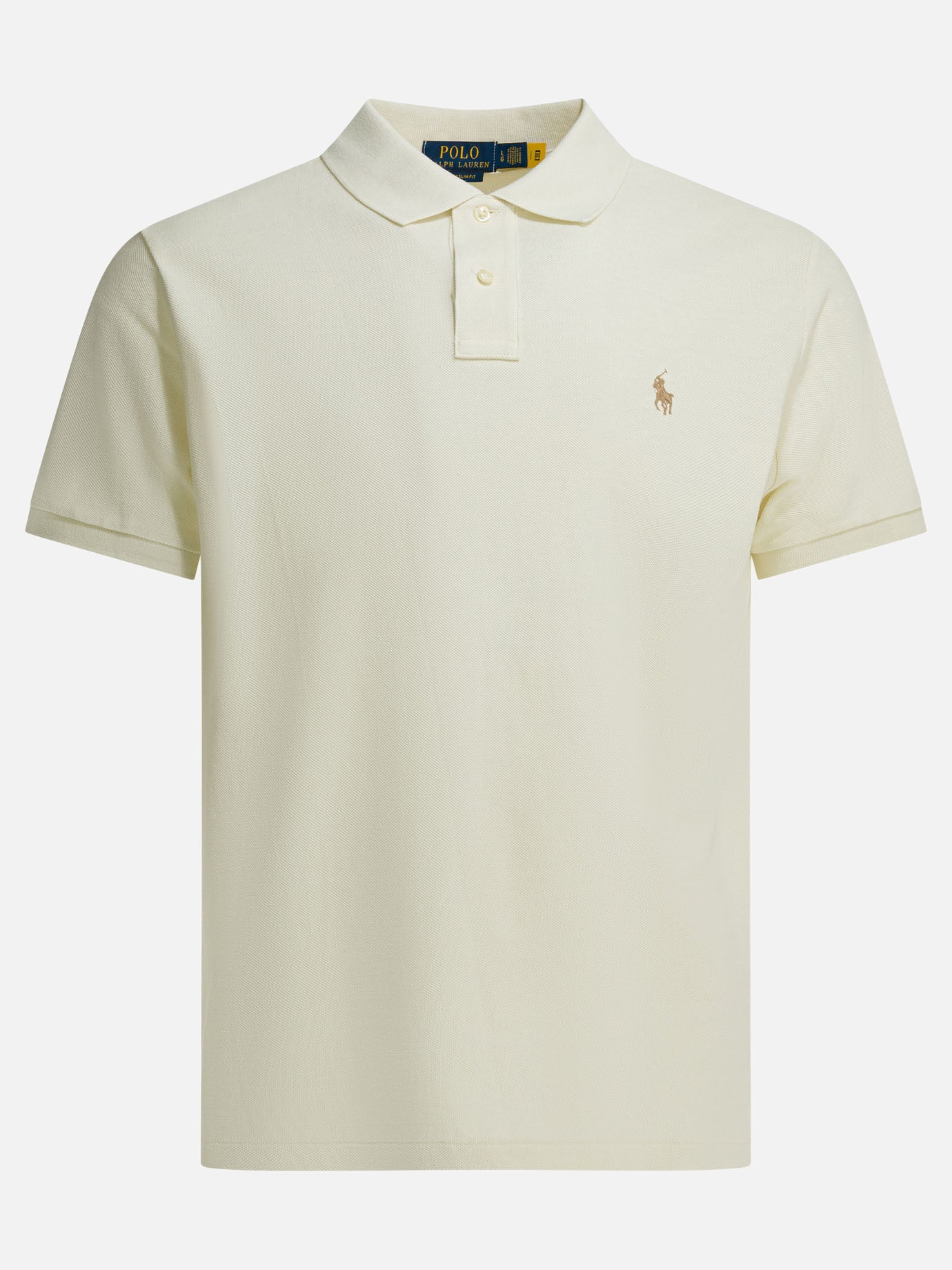 Polo con bottoni Logo  Bianco - Polo Ralph Lauren Uomo | PDP | VIETTI Online Store | Zoom-Modal
