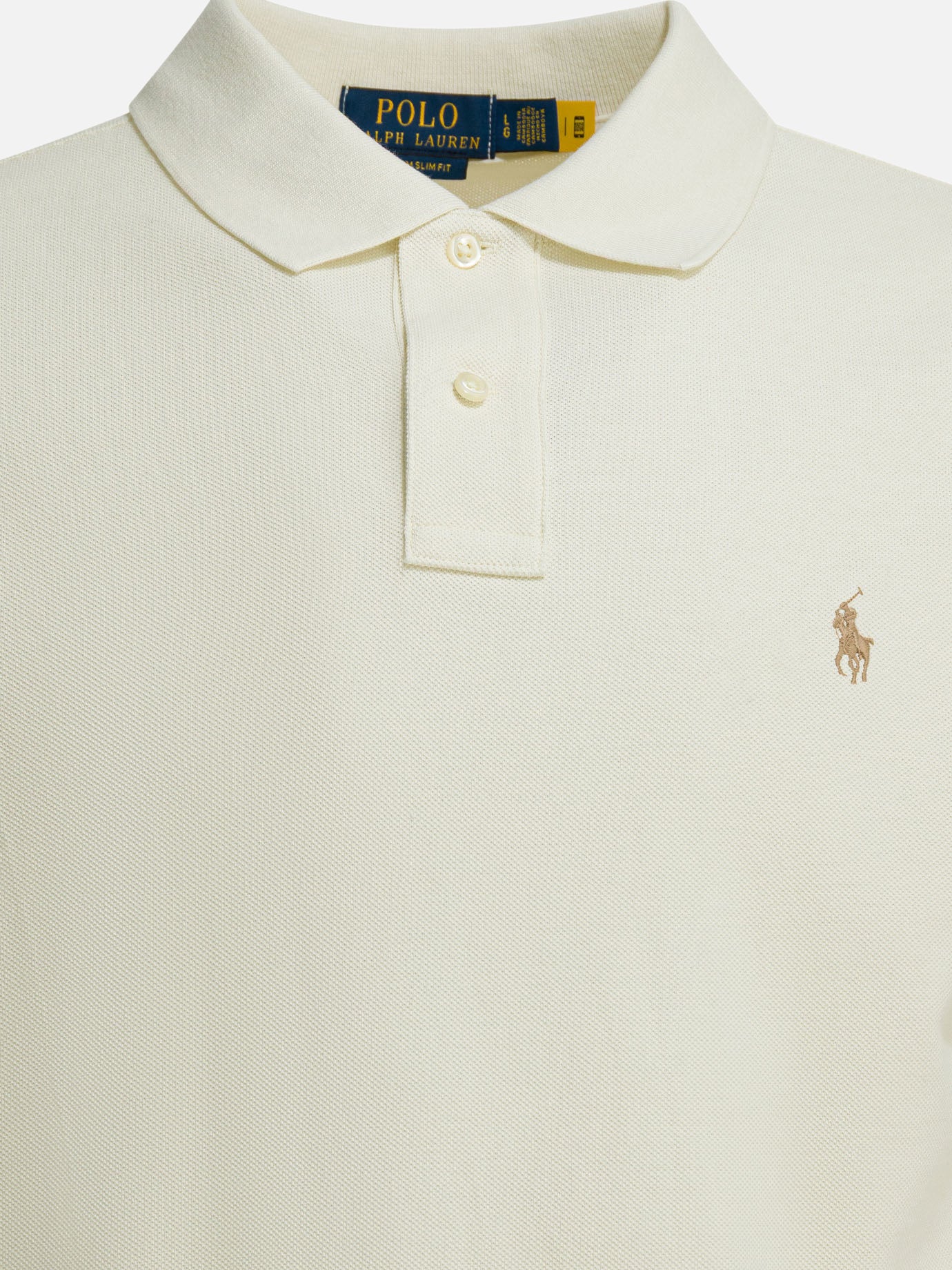 Polo con bottoni Logo  Bianco - Polo Ralph Lauren Uomo | PDP | VIETTI Online Store | thumbnail_3
