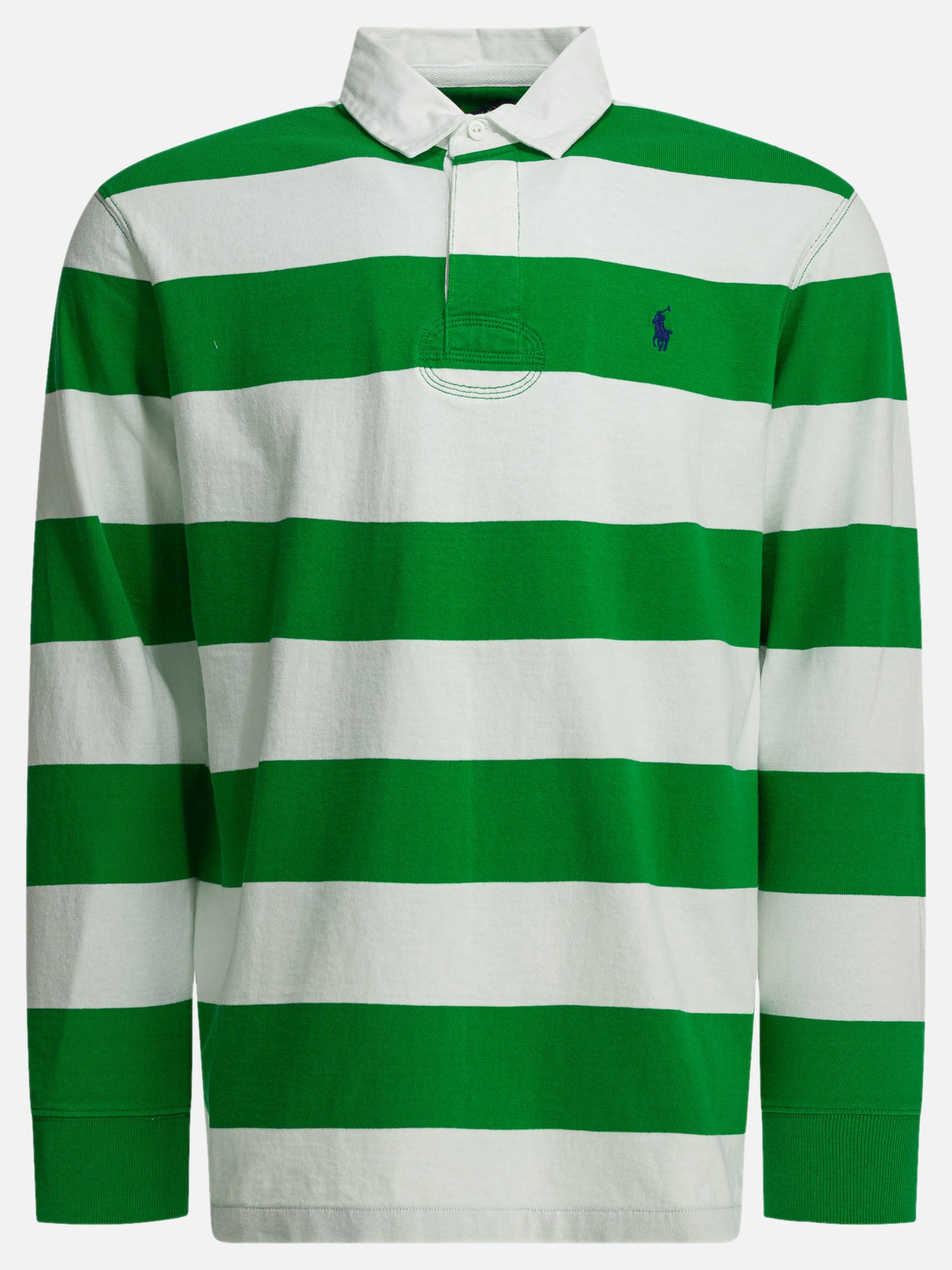 Polo con bottoni Logo  Verde - Polo Ralph Lauren Uomo | PDP | VIETTI Online Store | thumbnail