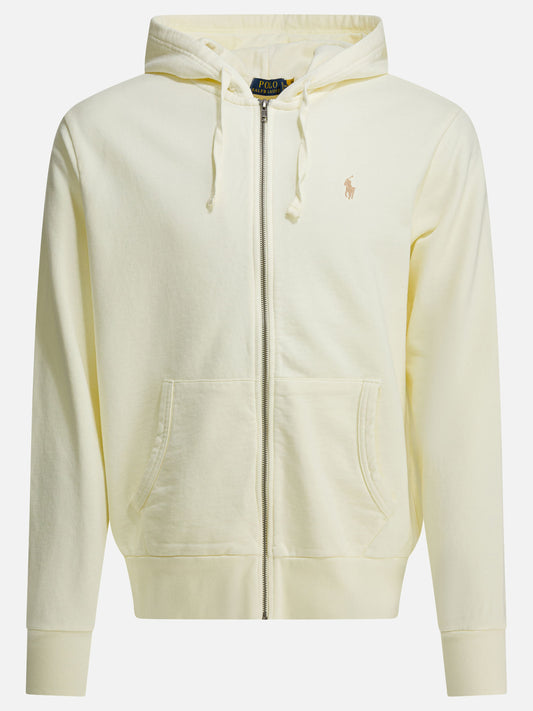 Felpe con zip 100% cotton  Bianco - Polo Ralph Lauren Uomo | PLP | VIETTI Online Store 
