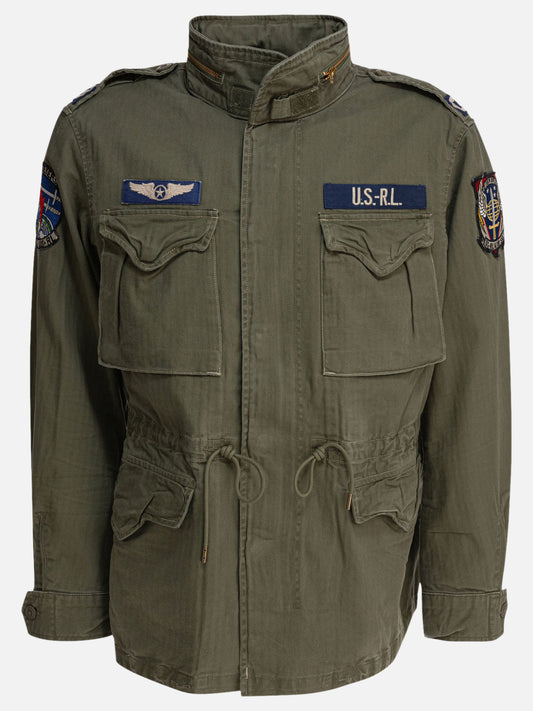 Quilted & Utility Jackets Logo  Green - Polo Ralph Lauren Men | PLP | VIETTI Online Store 
