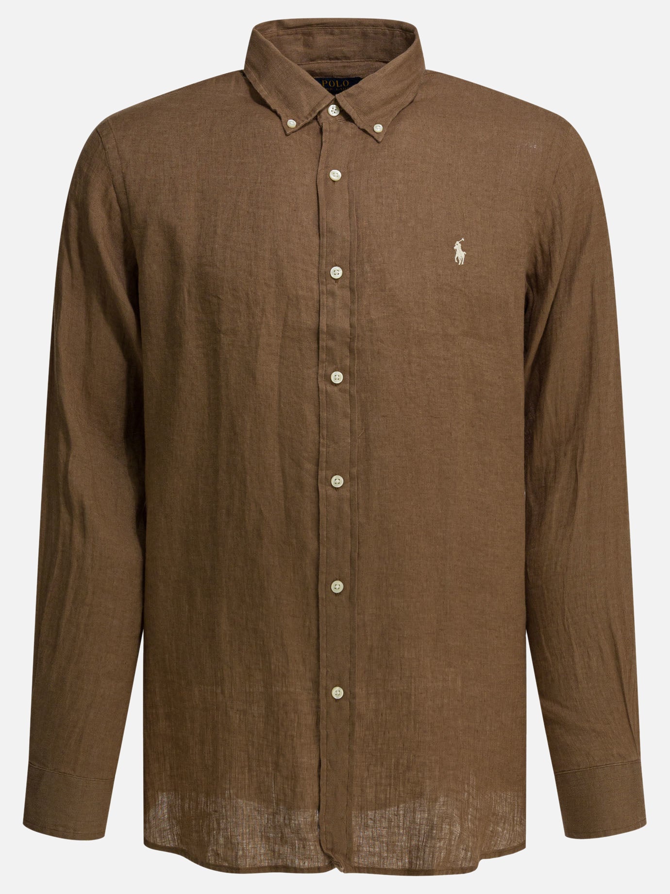 Camicie casual Logo  Marrone - Polo Ralph Lauren Uomo | PDP | VIETTI Online Store | Zoom-Modal
