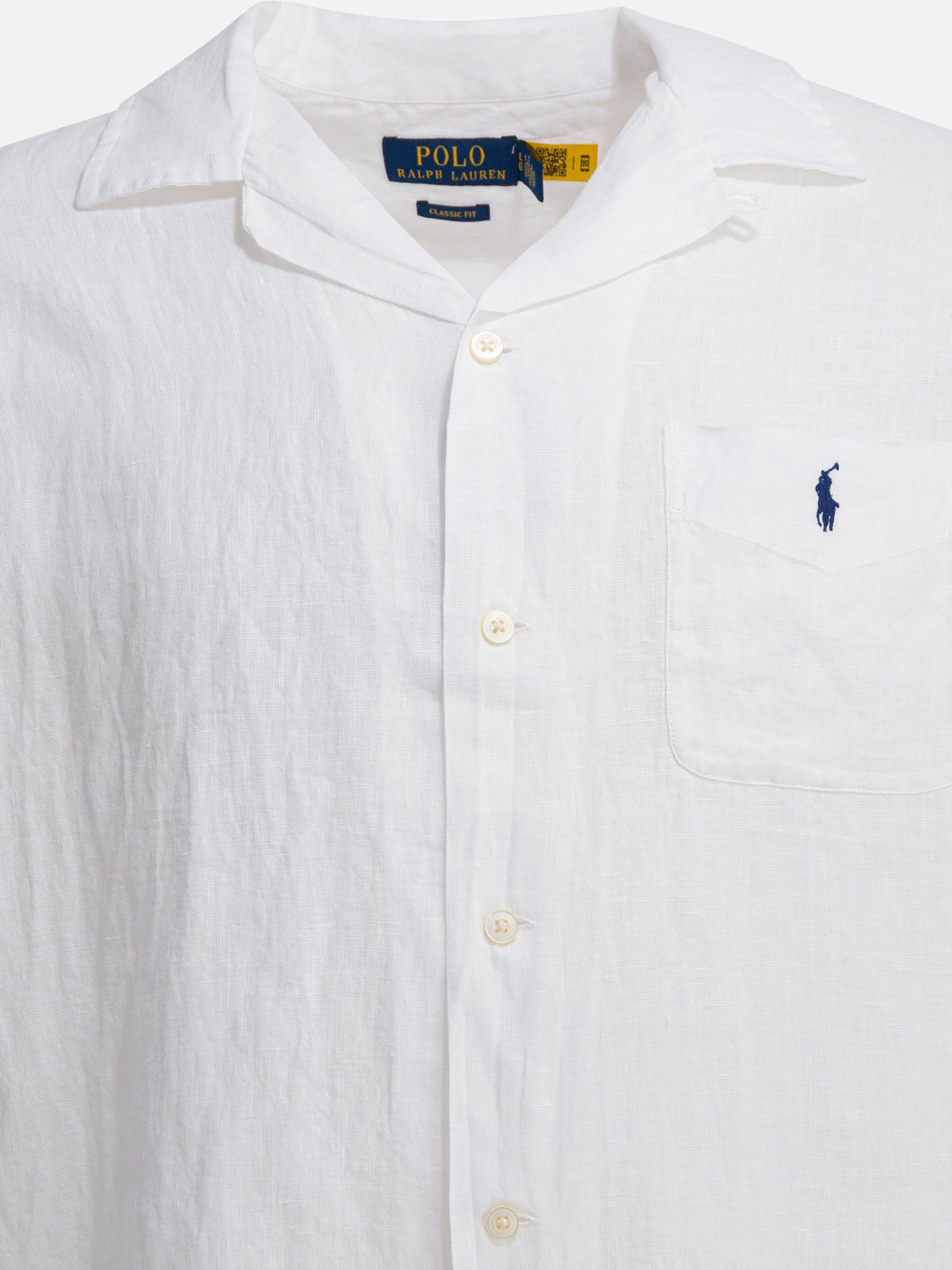 ralph lauren casual dress shirts Polo Ralph Lauren Classic-fit casual shirt with logo White - Men