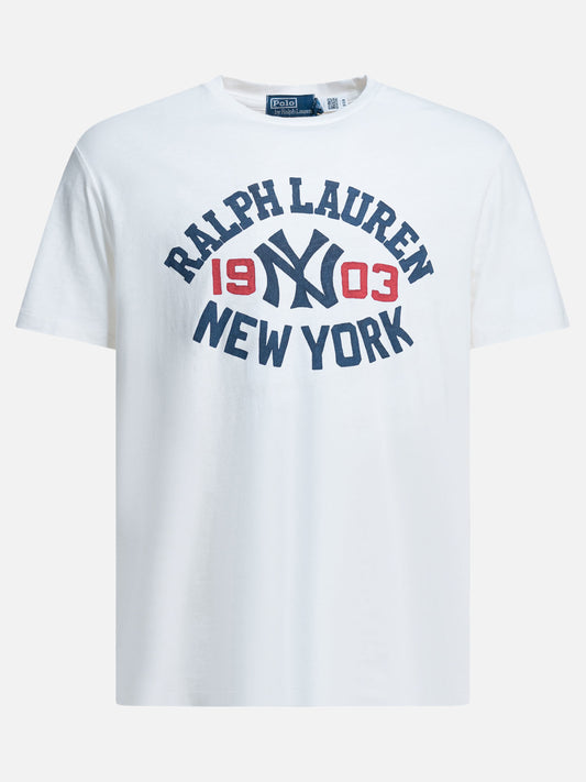 T-shirt girocollo Logo  Bianco - Polo Ralph Lauren Uomo | VIETTI Online Store 
