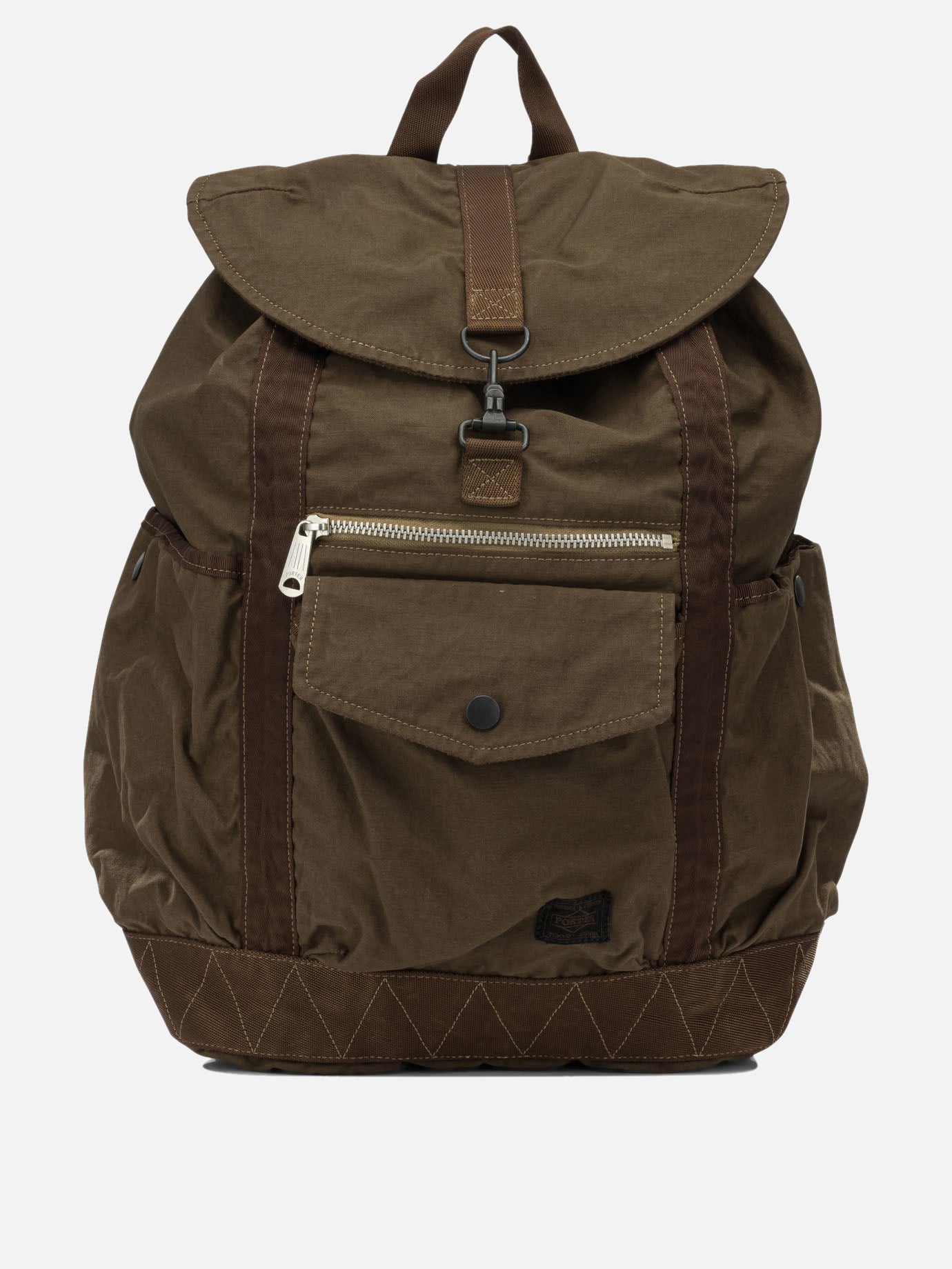 Casual backpacks 50% nylon 50% cotton  Brown - Porter-Yoshida &amp; Co Men | PDP | VIETTI Online Store | thumbnail