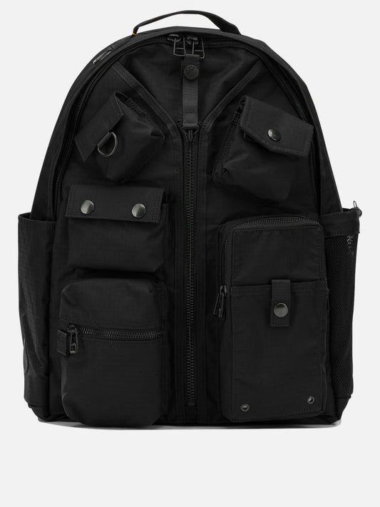 Casual backpacks 77% polyester 23% cotton  Black - Porter-Yoshida & Co Men | PDP | VIETTI Online Store 
