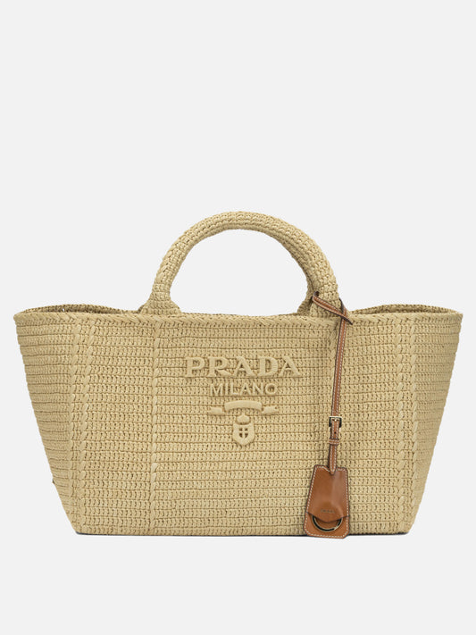 Medium bags 100% viscose  Beige - Prada Women | PLP | VIETTI Online Store 
