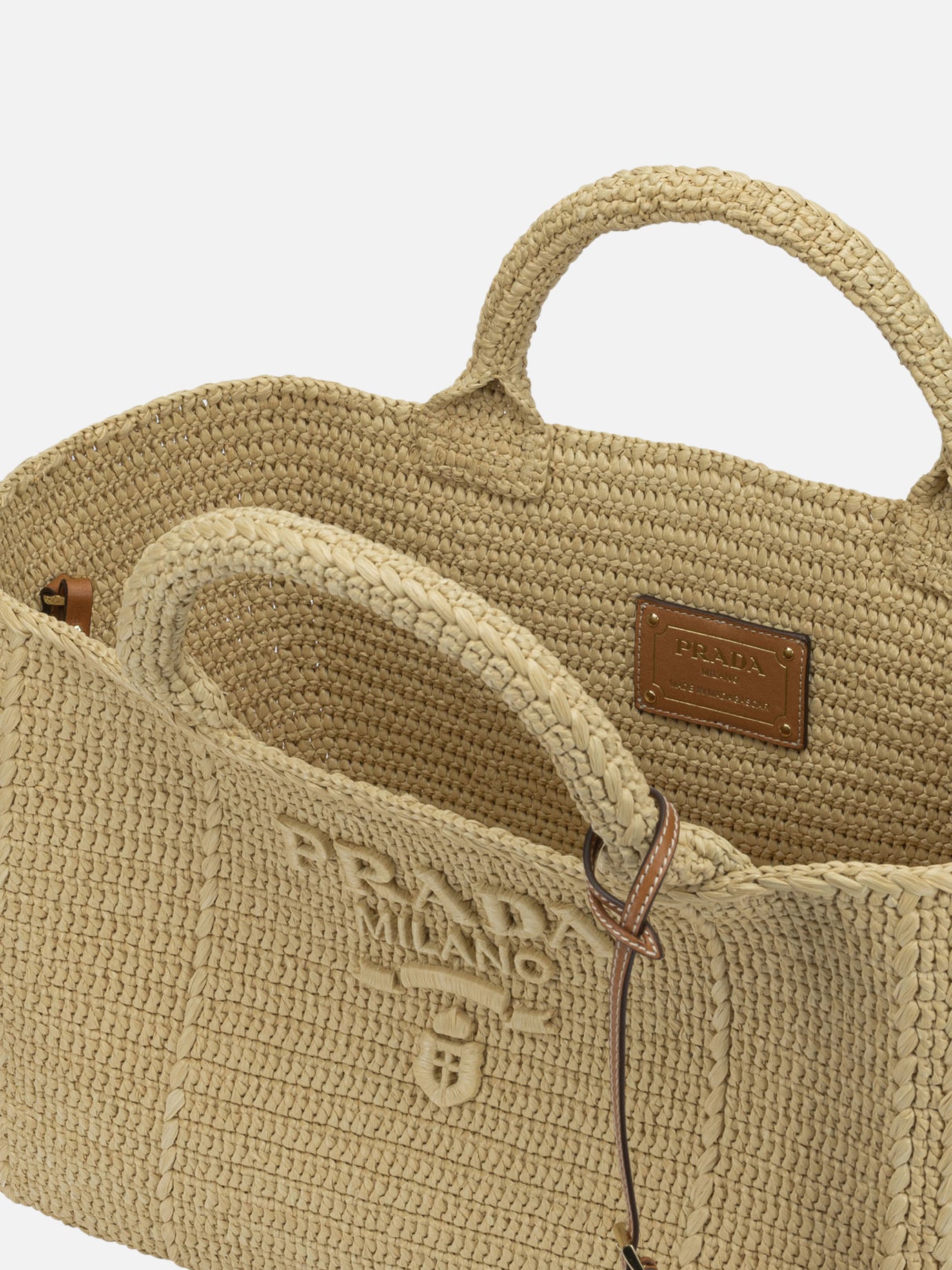 Medium bags 100% viscose  Beige - Prada Women | PDP | VIETTI Online Store | thumbnail_5