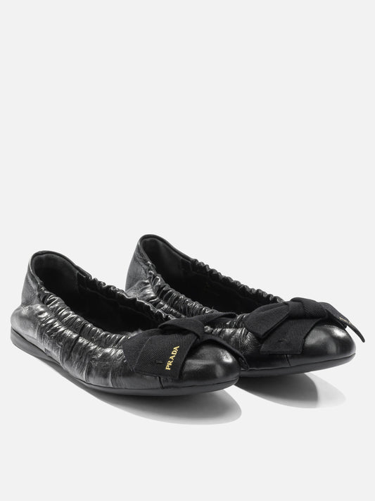 Ballerine classiche 100%calf leather  Nero - Prada Donna | PDP | VIETTI Online Store | 2
