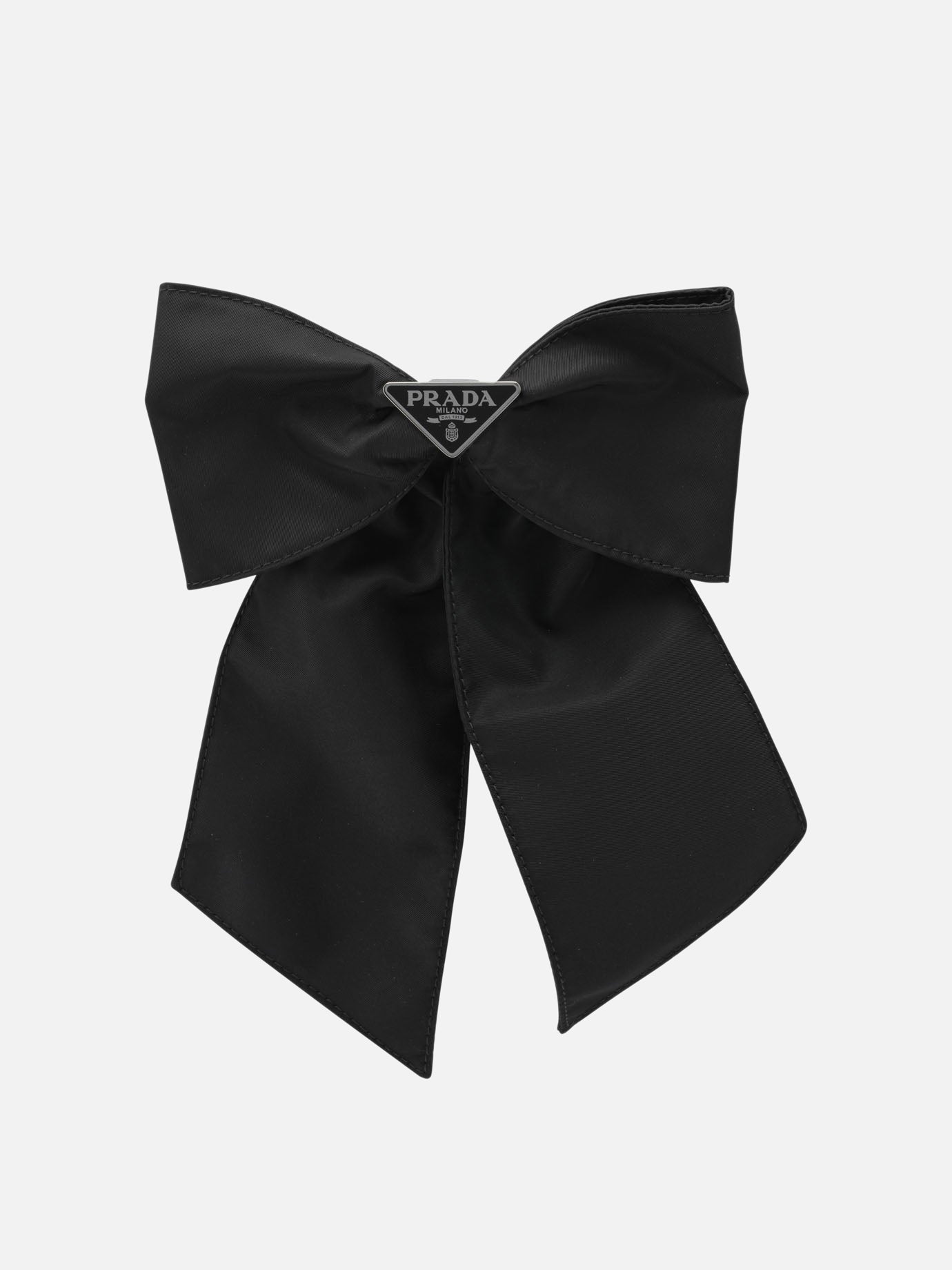 Fermacapelli 100% brass 100% recycled polyamide  Nero - Prada Donna | PDP | VIETTI Online Store | Zoom-Modal
