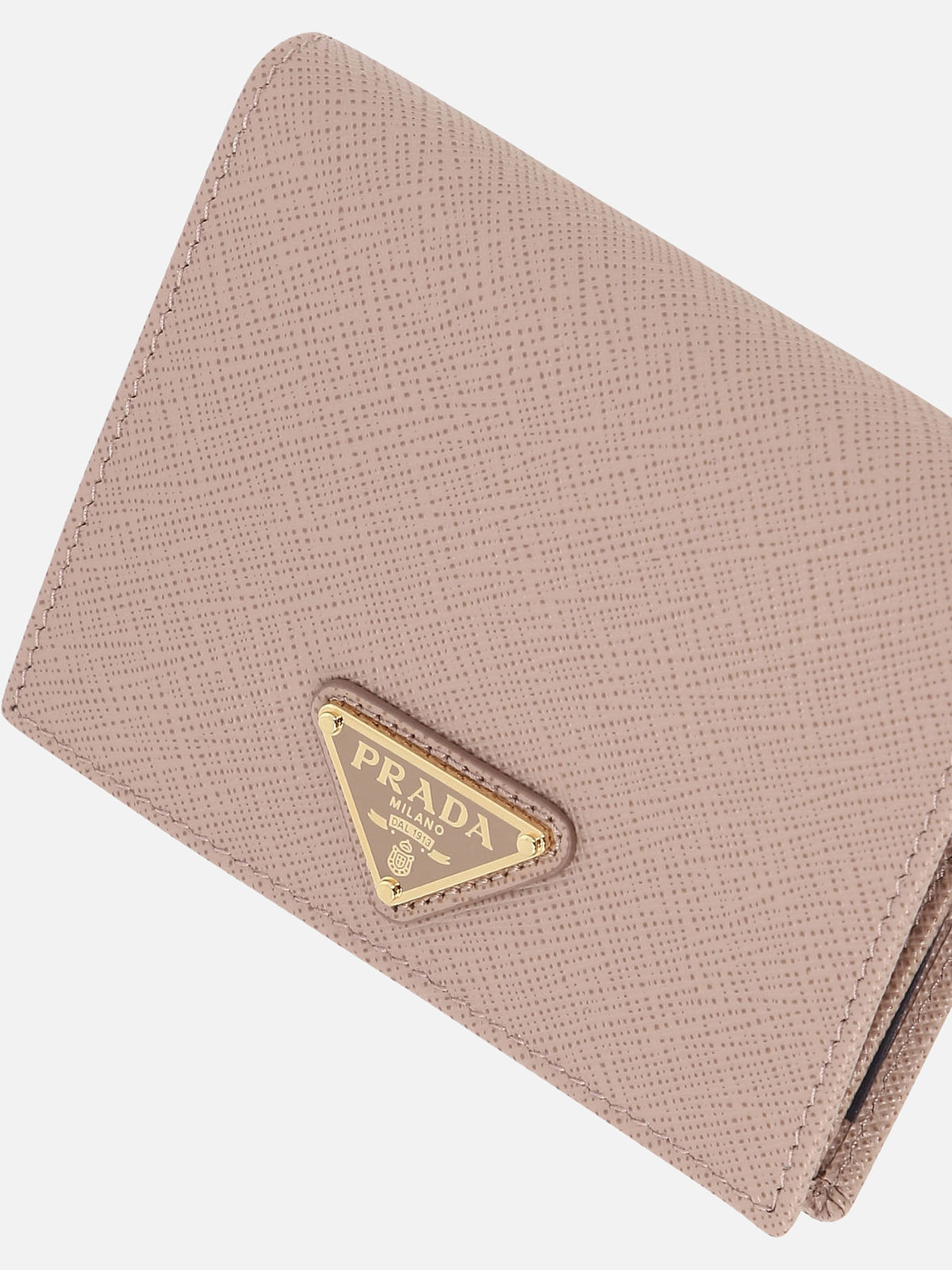 Prada Saffiano leather wallet Pink