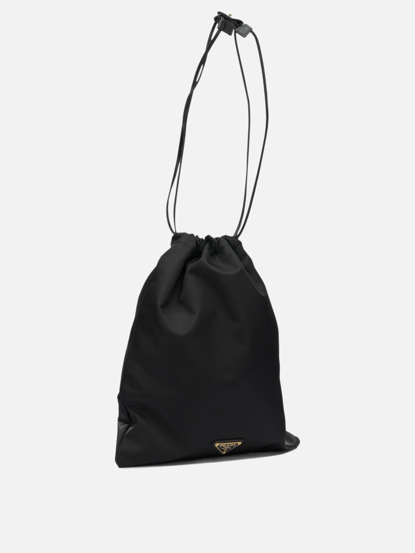 Pouch 100% recycled polyamide - Other fabric: 100% lamb leather  Black - Prada Women | PDP | VIETTI Online Store | Zoom-Modal_2

