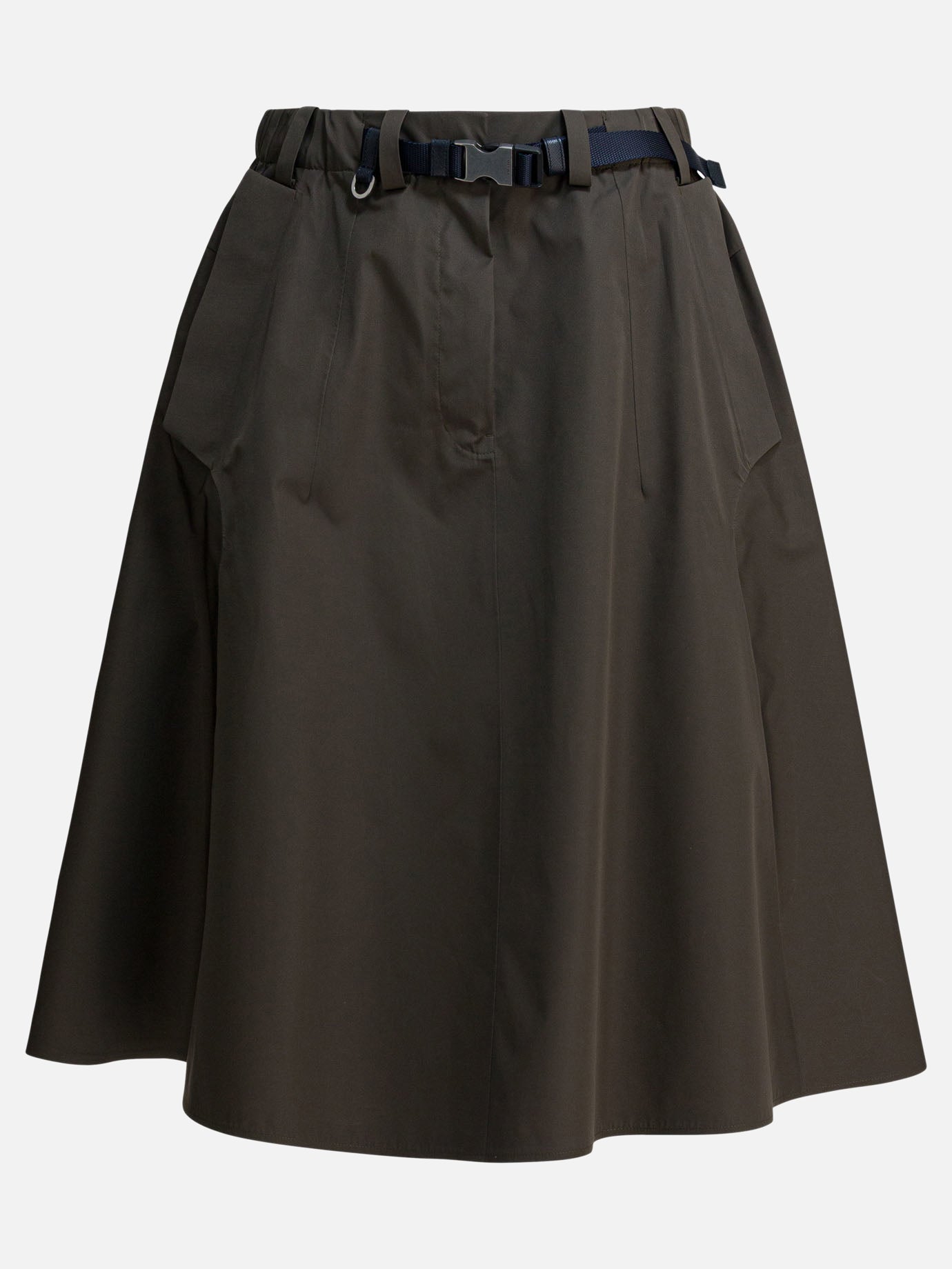 Midi skirts Solid colour  Green - Prada Women | PDP | VIETTI Online Store | Zoom-Modal
