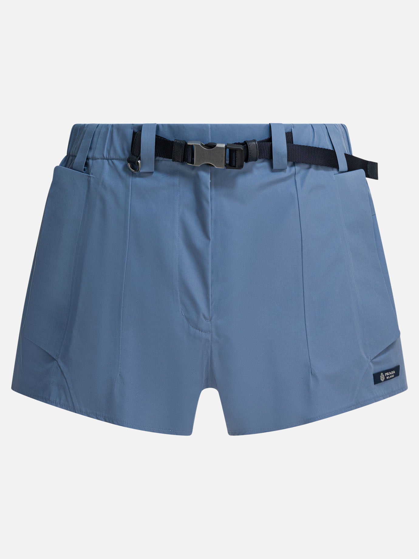 Short tecnici Solid colour  Azzurro - Prada Donna | PDP | VIETTI Online Store | thumbnail