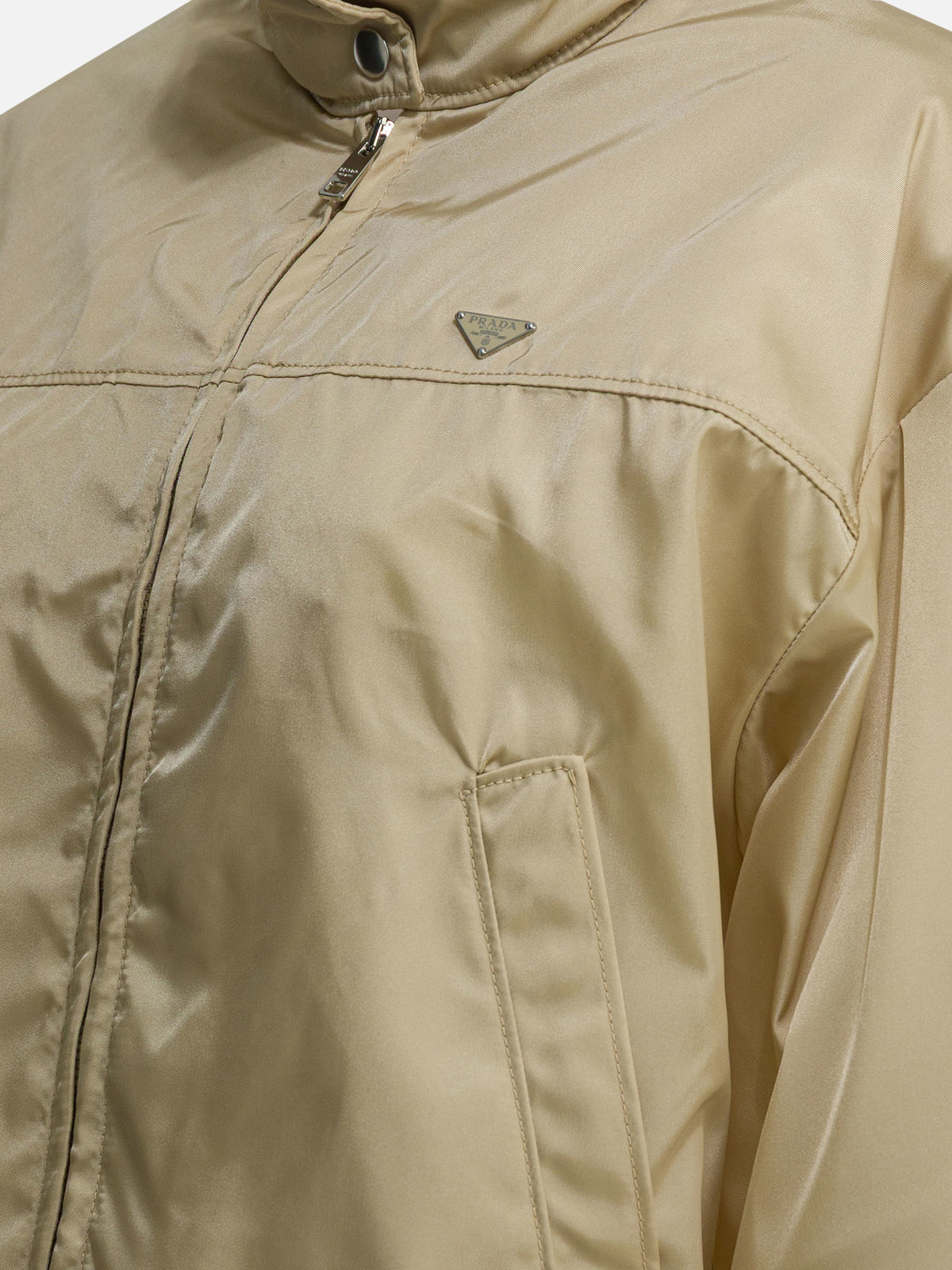 Prada Re-Nylon Jacket Beige