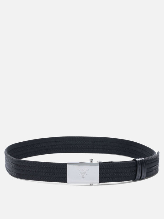 Prada Fabric belt Black

