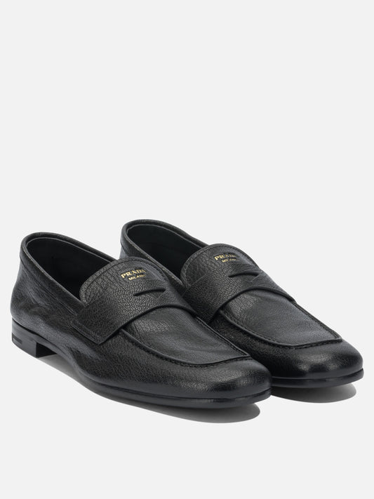 Mocassini 100% goat lether  Nero - Prada Uomo | VIETTI Online Store | 2
