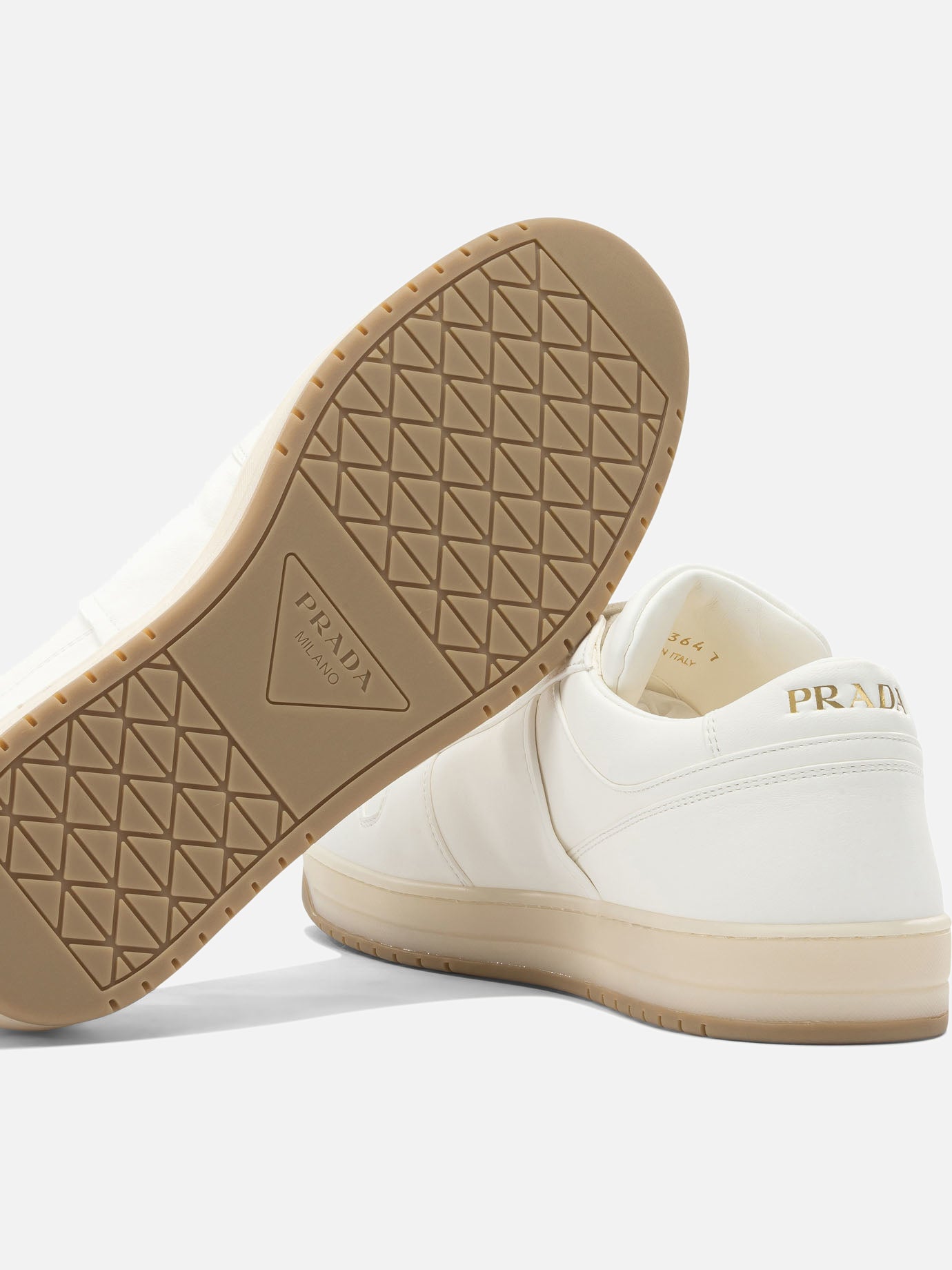 Low top sneakers 100% lamb leather  White - Prada Men | PDP | VIETTI Online Store | Zoom-Modal_5
