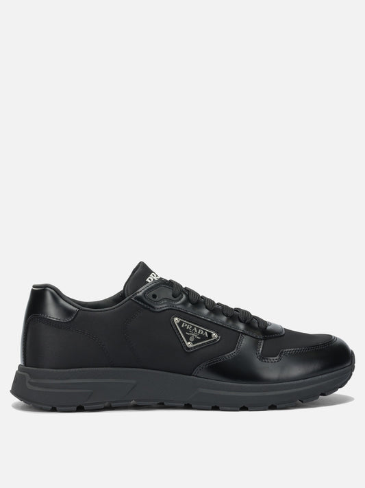 Sneaker basse 100% leather - 100% rubber  Nero - Prada Uomo | PDP | VIETTI Online Store 
