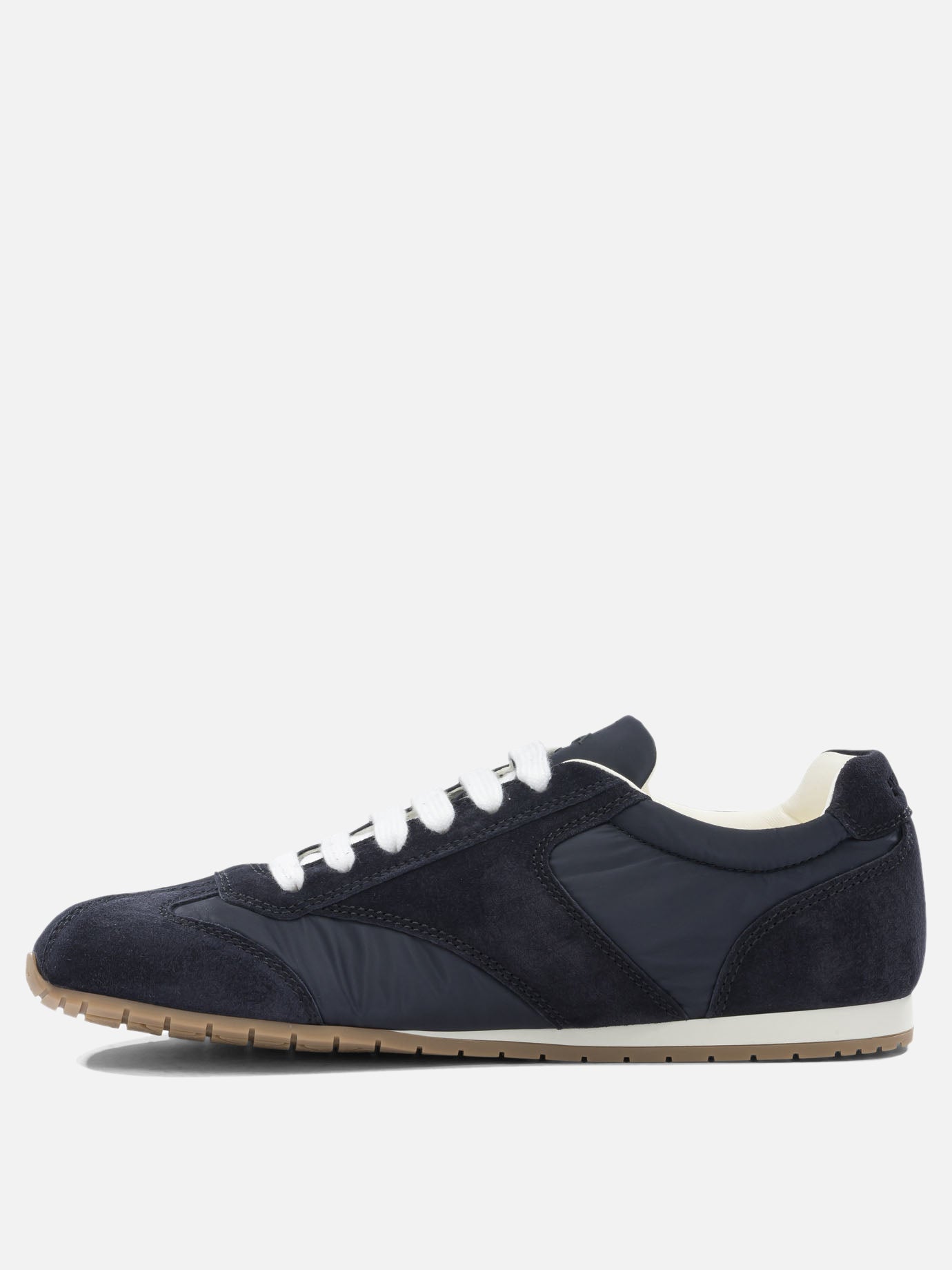 Low top sneakers 100% recycled polyamide - 100% calf leather  Blue - Prada Men | PDP | VIETTI Online Store | thumbnail_3