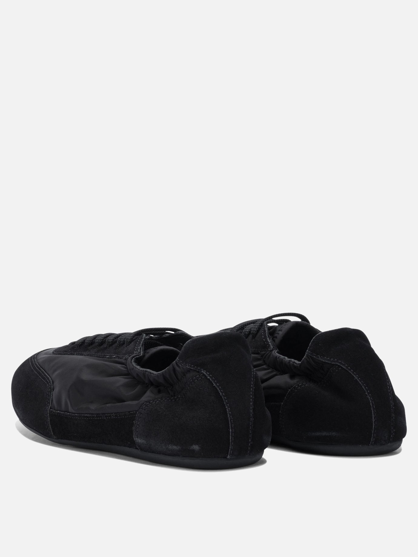 Sneaker basse 100% recycled poliamyde - 100% rubber  Nero - Prada Uomo | PDP | VIETTI Online Store | thumbnail_4