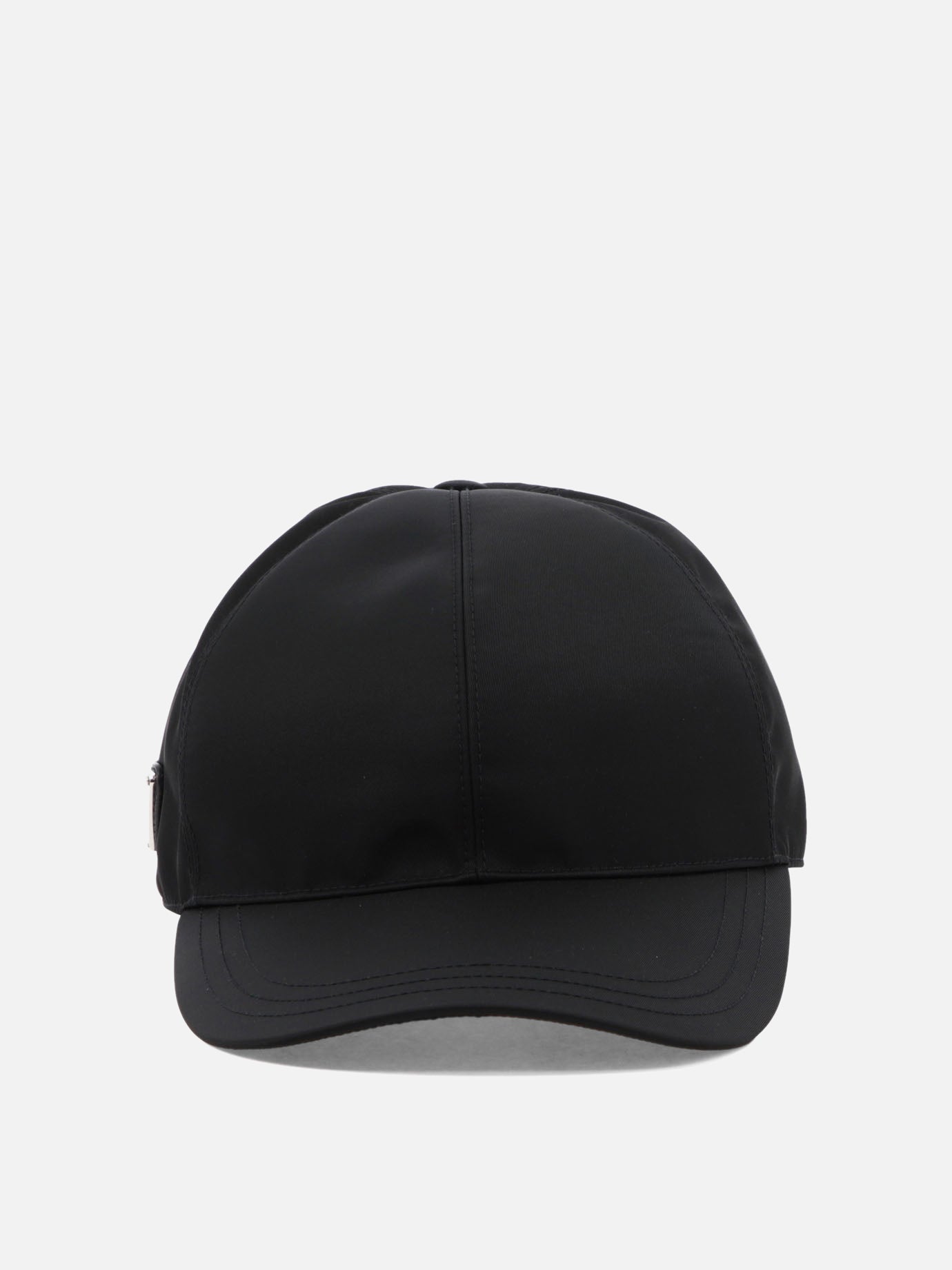 Cappelli da baseball 100% recycled polyamide  Nero - Prada Uomo | PDP | VIETTI Online Store | Zoom-Modal
