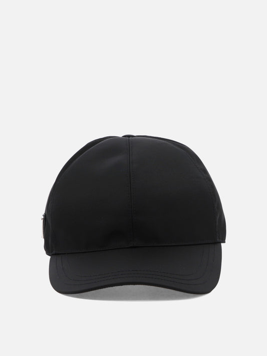 Cappelli da baseball 100% recycled polyamide  Nero - Prada Uomo | PDP | VIETTI Online Store 

